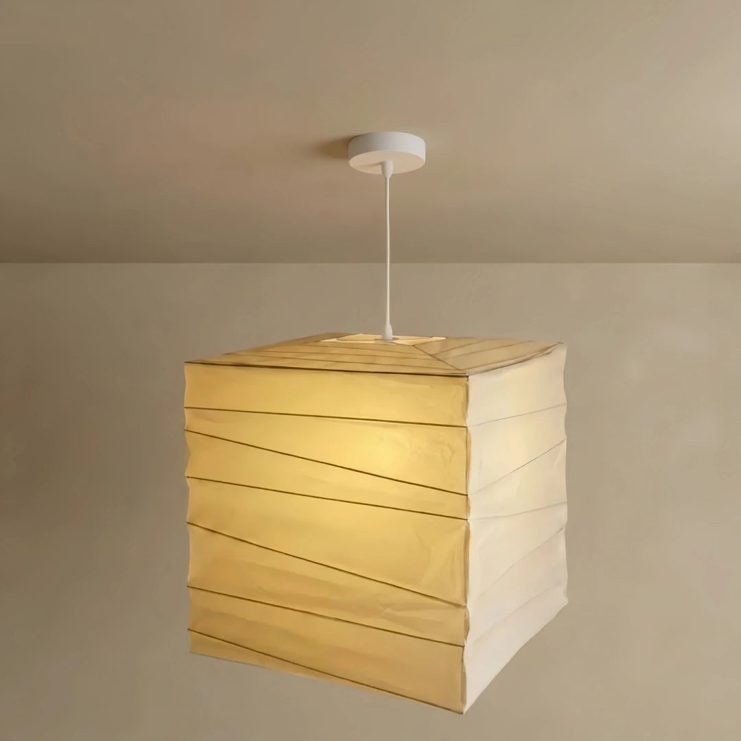 Zenno Wabi-sabi Lantern Pendant Light——Ambient Light For Dining & Study