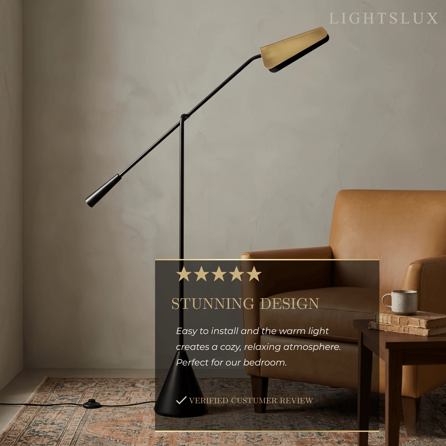 Arcato Minimalist Triangle Floor Lamp