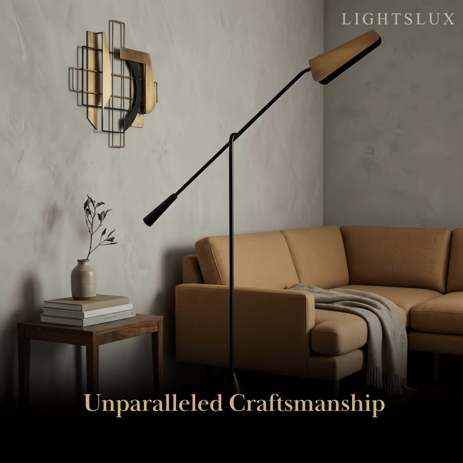 Arcato Minimalist Triangle Floor Lamp