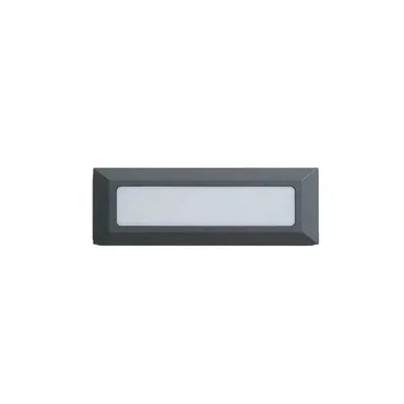 Minimalist Black LED Deck Step Light