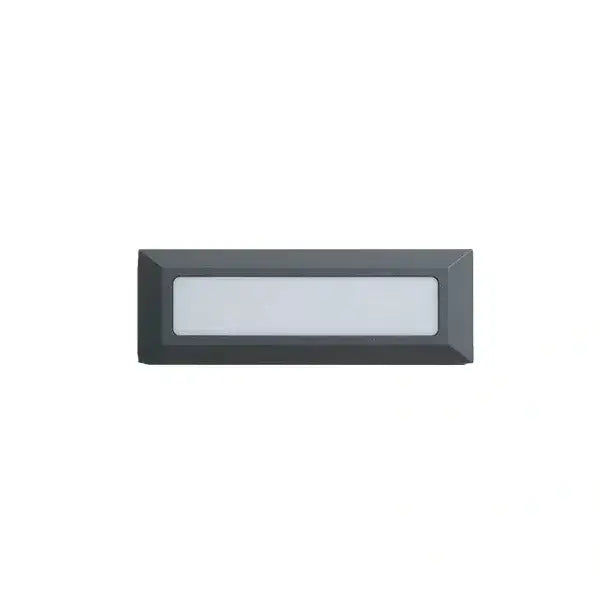 Minimalist Black LED Deck Step Light