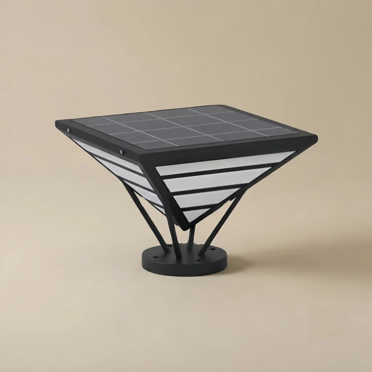 Arcato_Industrial_Black_Pillar_Light_-_Diamond_Metal_Design