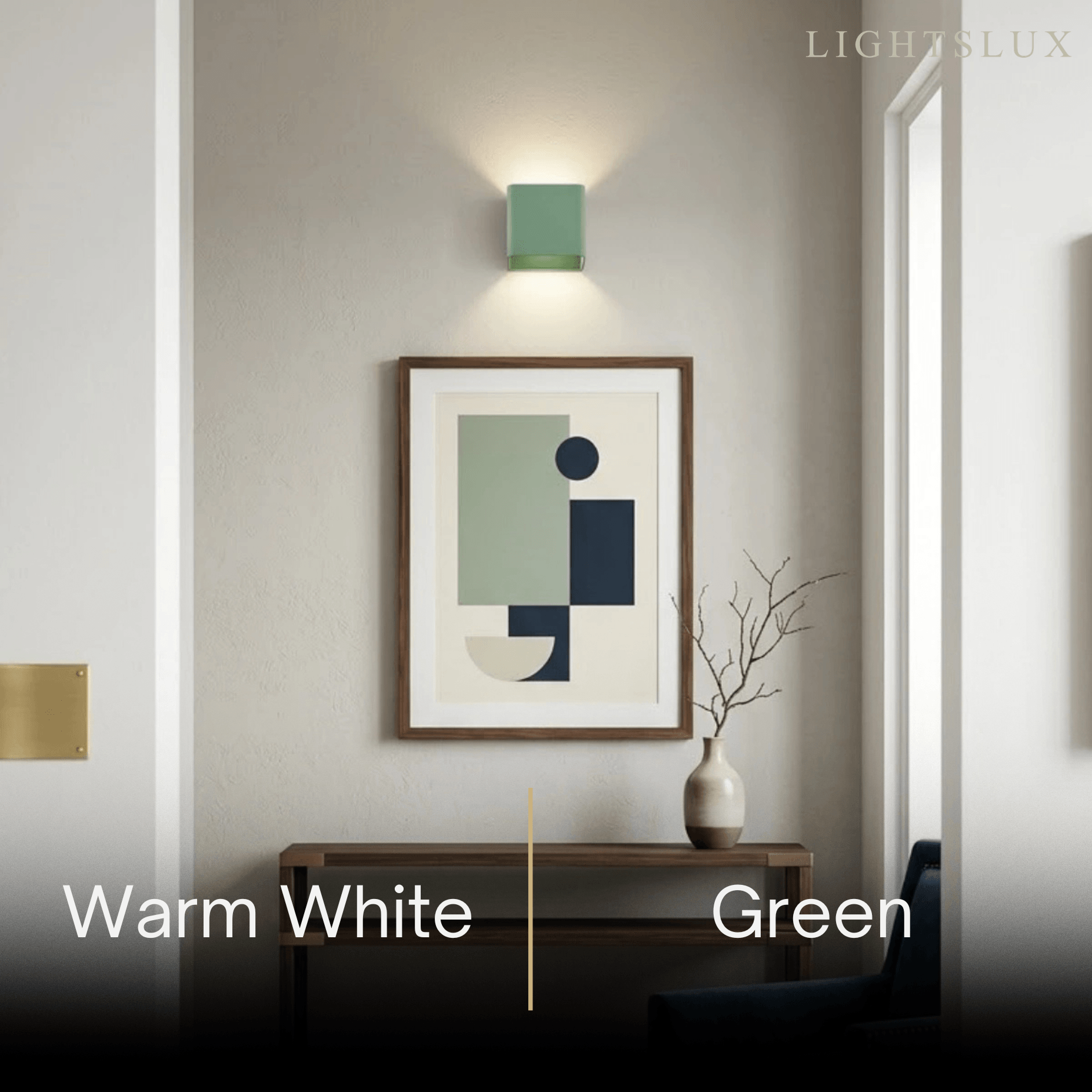 Morandia Modern Square Metal Wall Lamp - 6 Colors