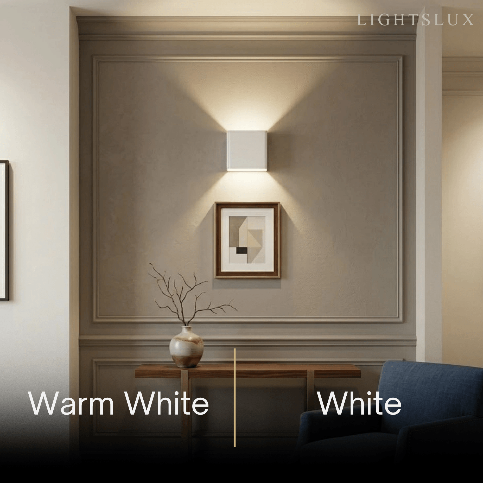 Morandia Modern Square Metal Wall Lamp - 6 Colors