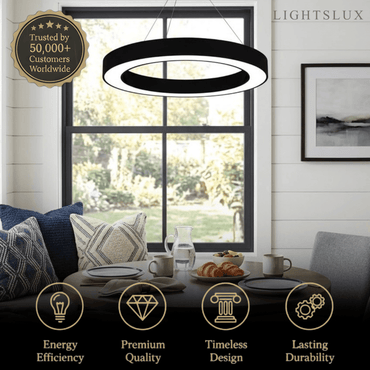Embrace Modern Ring Pendant Light