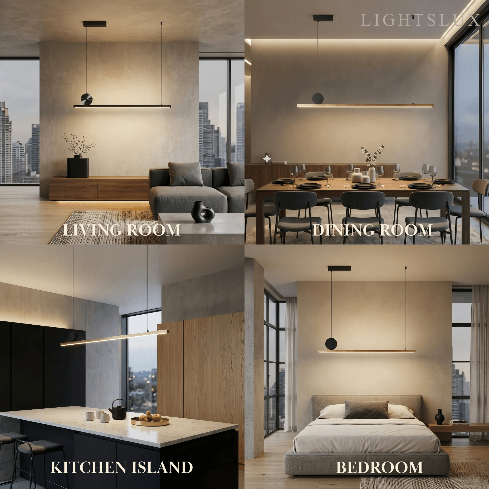 Arcato Modern Dimmable Pendant Light
