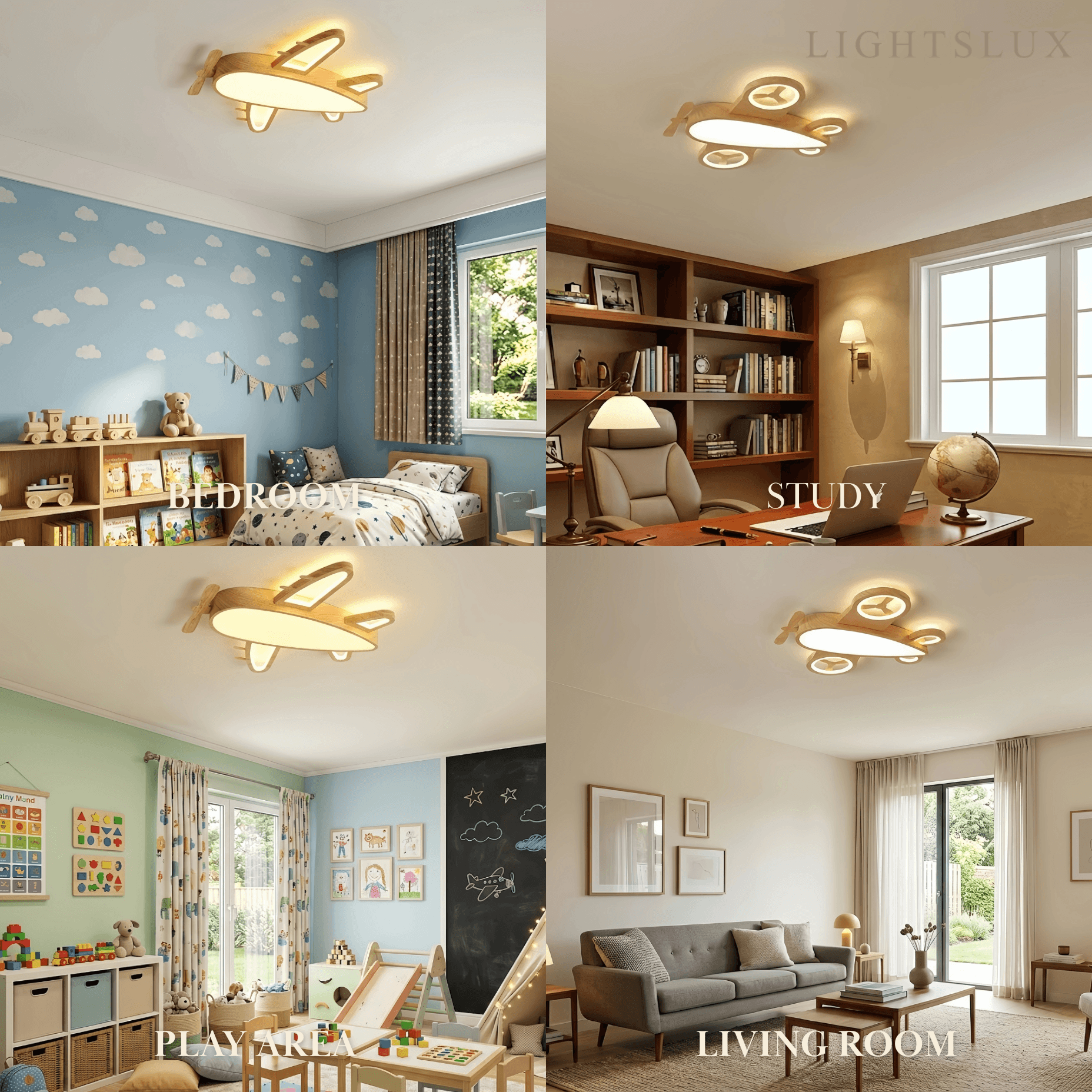 Vivara Designer Wood Ceiling Light