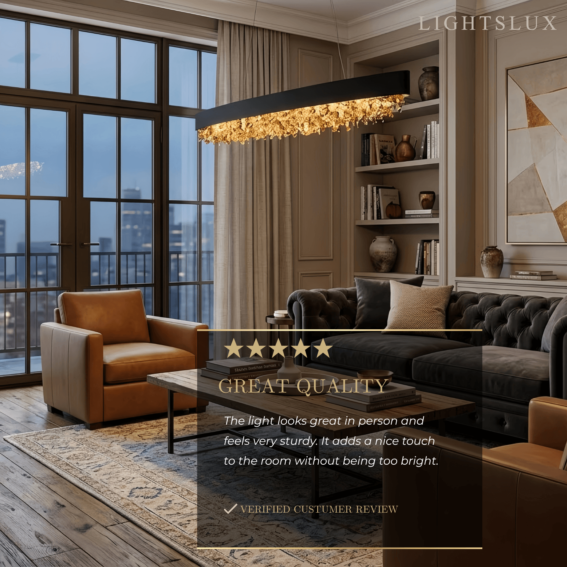 Excelis Royal Crystal Pendant Light