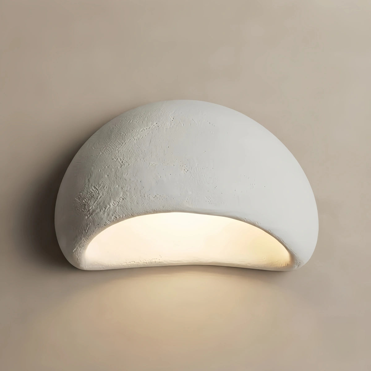 Sandora Nordic Flush Mount Ceiling Light — Resin Bread for Bedroom