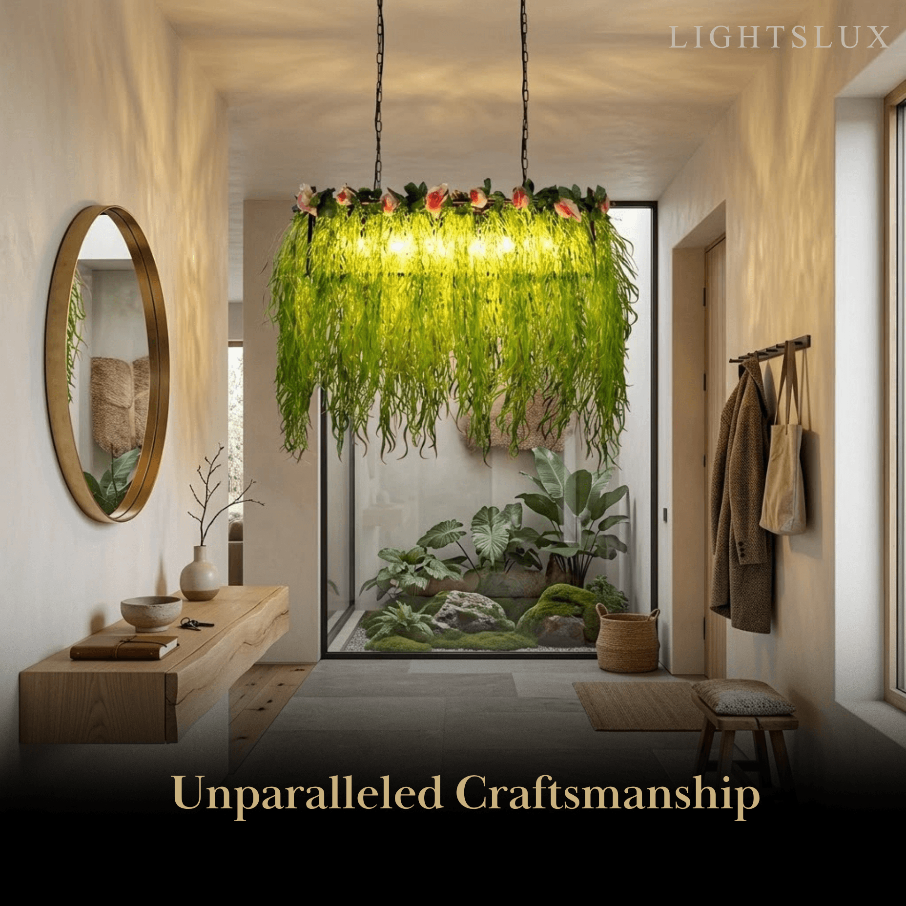 Botanica Decorative Metal Pendant Light
