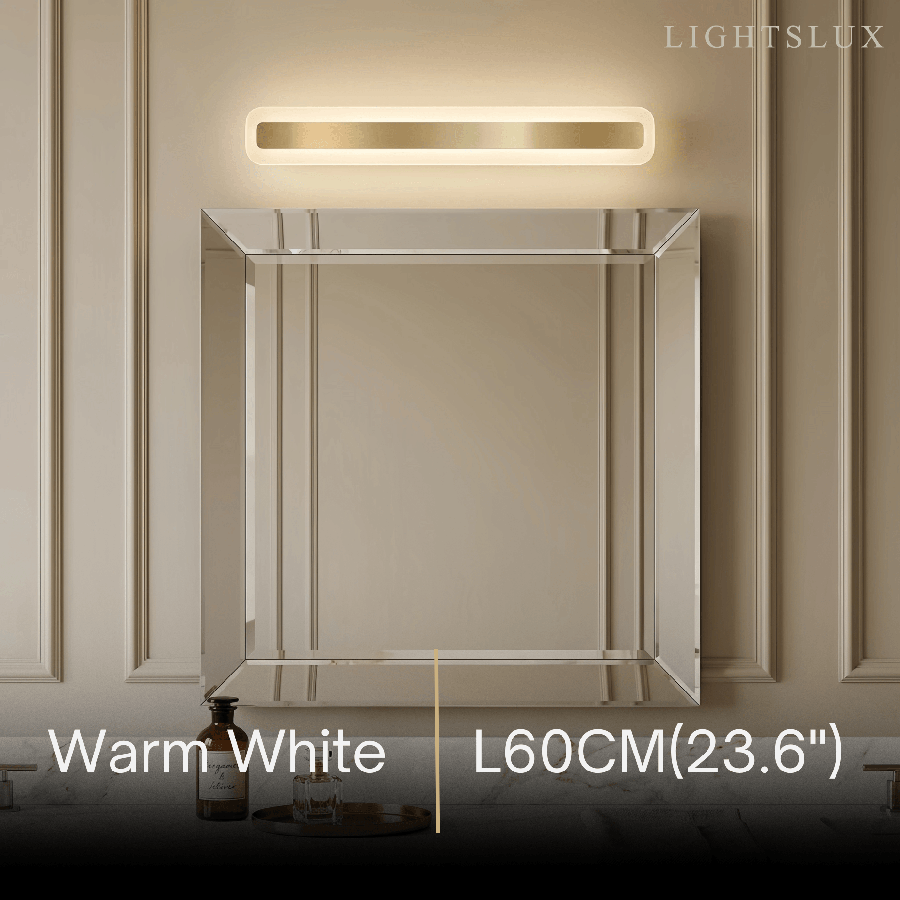 Vanity Light — Metal & Acrylic