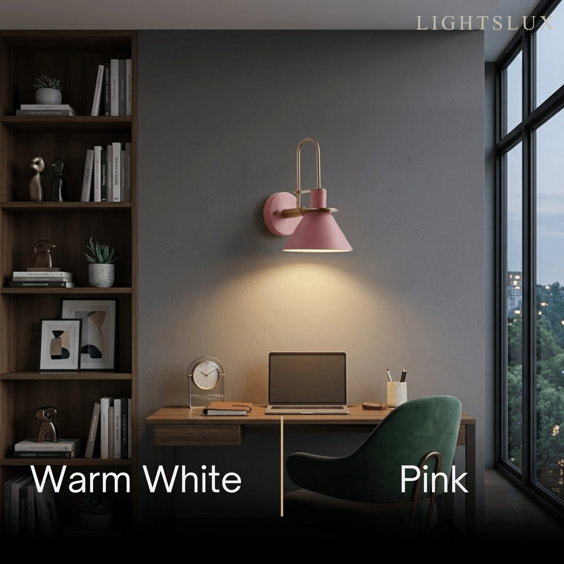 Irondale Nordic Conical Wall Lamp - Metal for Living Room/Bedroom