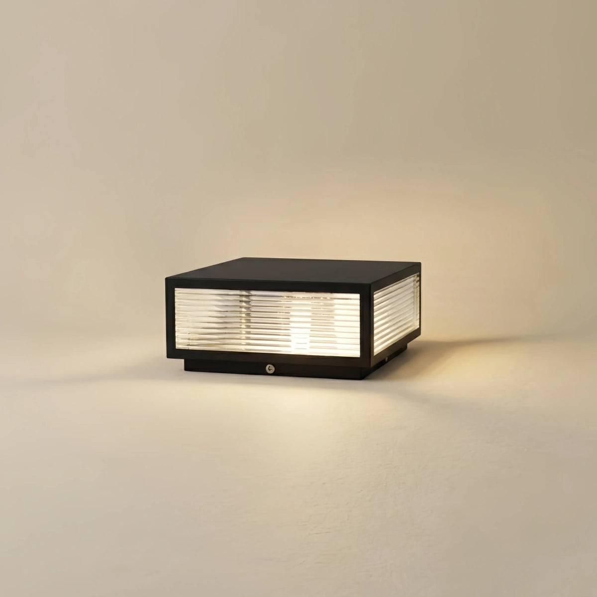 Irondale Modern Black Solar Pillar Light – Outdoor Lighting