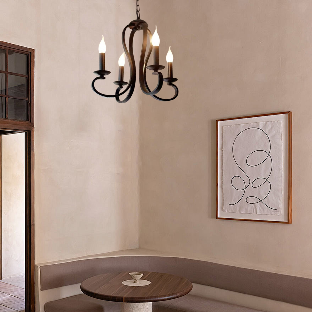 Metal Multi-Light Fixture for Dining Room/Living Room