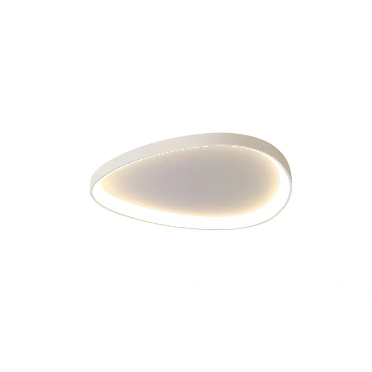 Sandora Minimalist Ceiling Light -- Metal Integrated LED White for Living Room