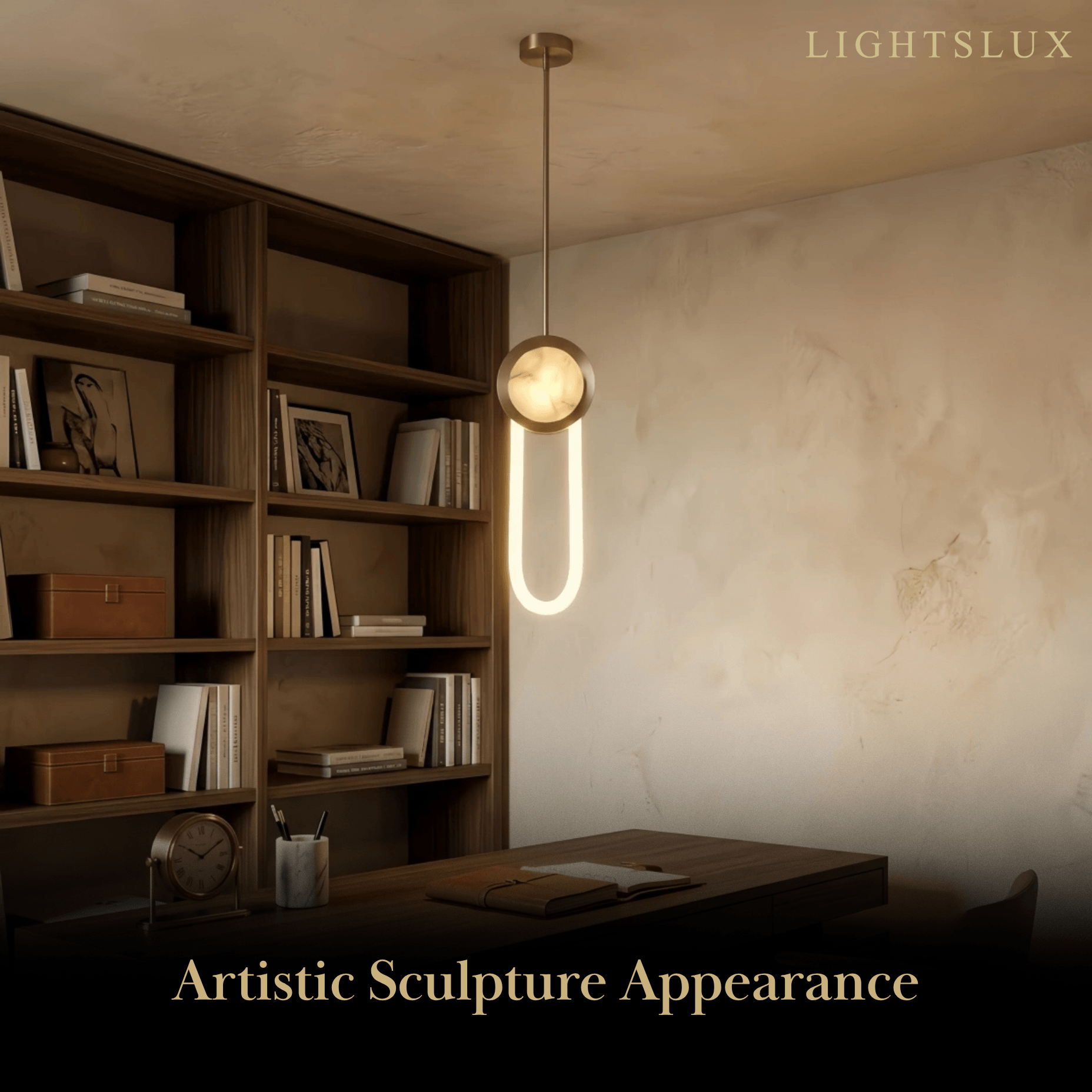 Industrial Pendant Wall Lamp -- Metal Black Brass for Bedroom Living Room