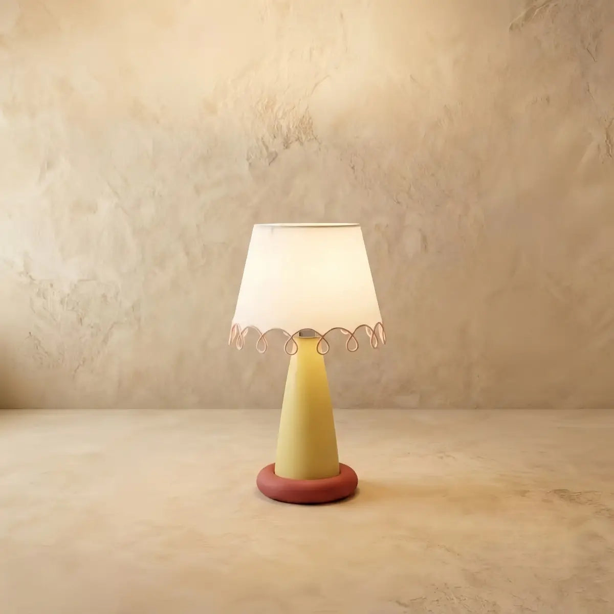 Morandia Nordic Table Lamp--Metal and Fabric for Study Room