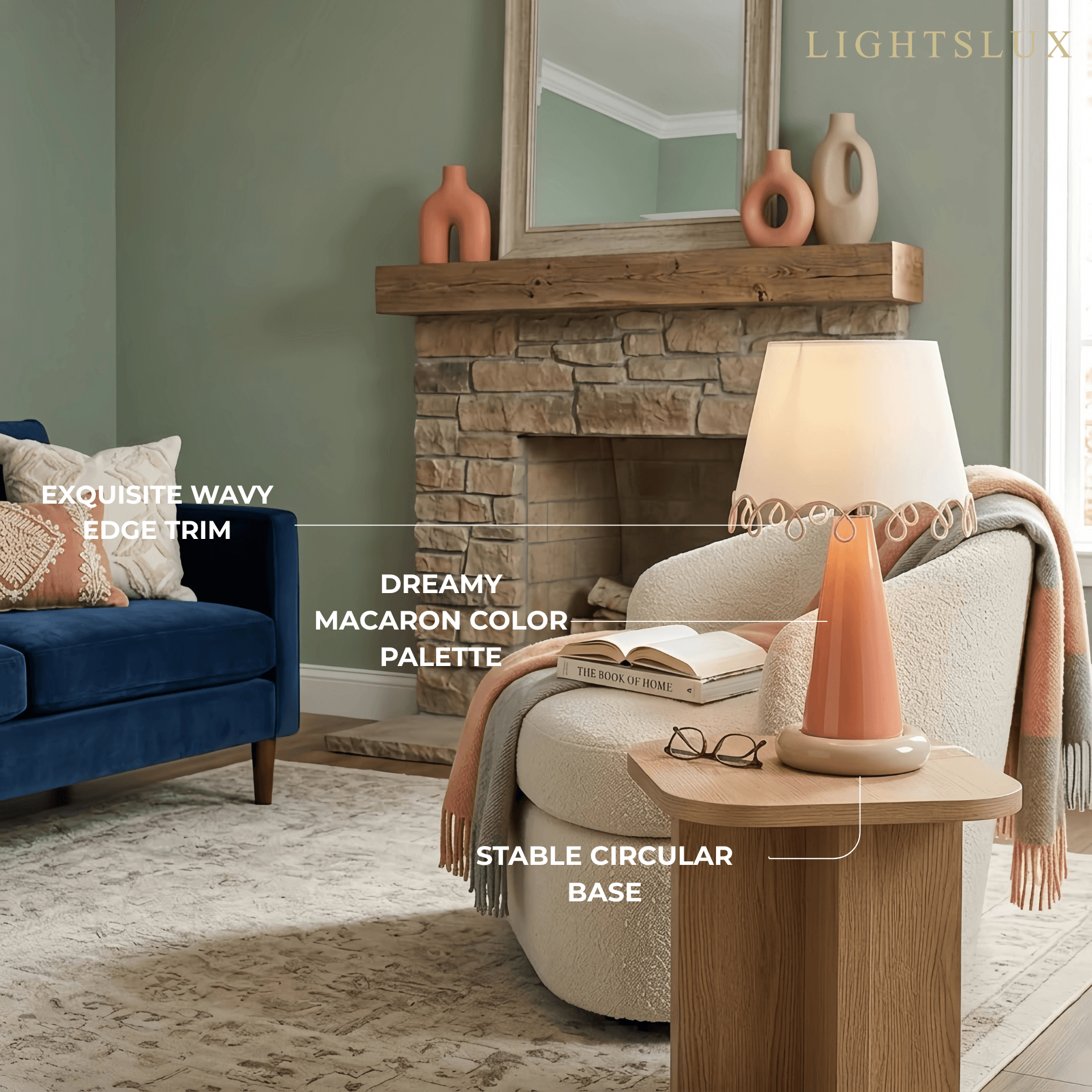Morandia Nordic Table Lamp--Metal for Bedroom