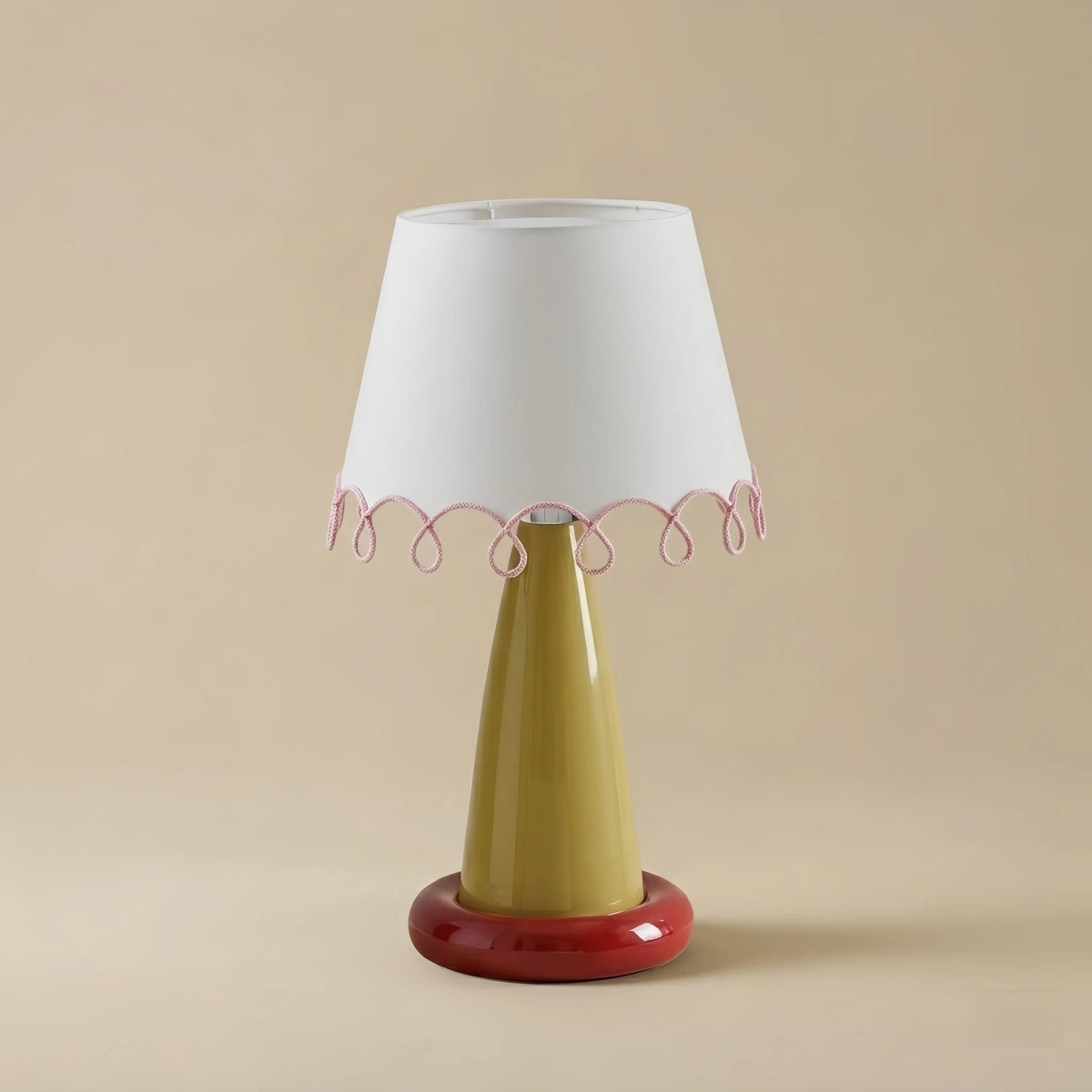 Morandia Nordic Table Lamp--Metal and Fabric for Bedroom
