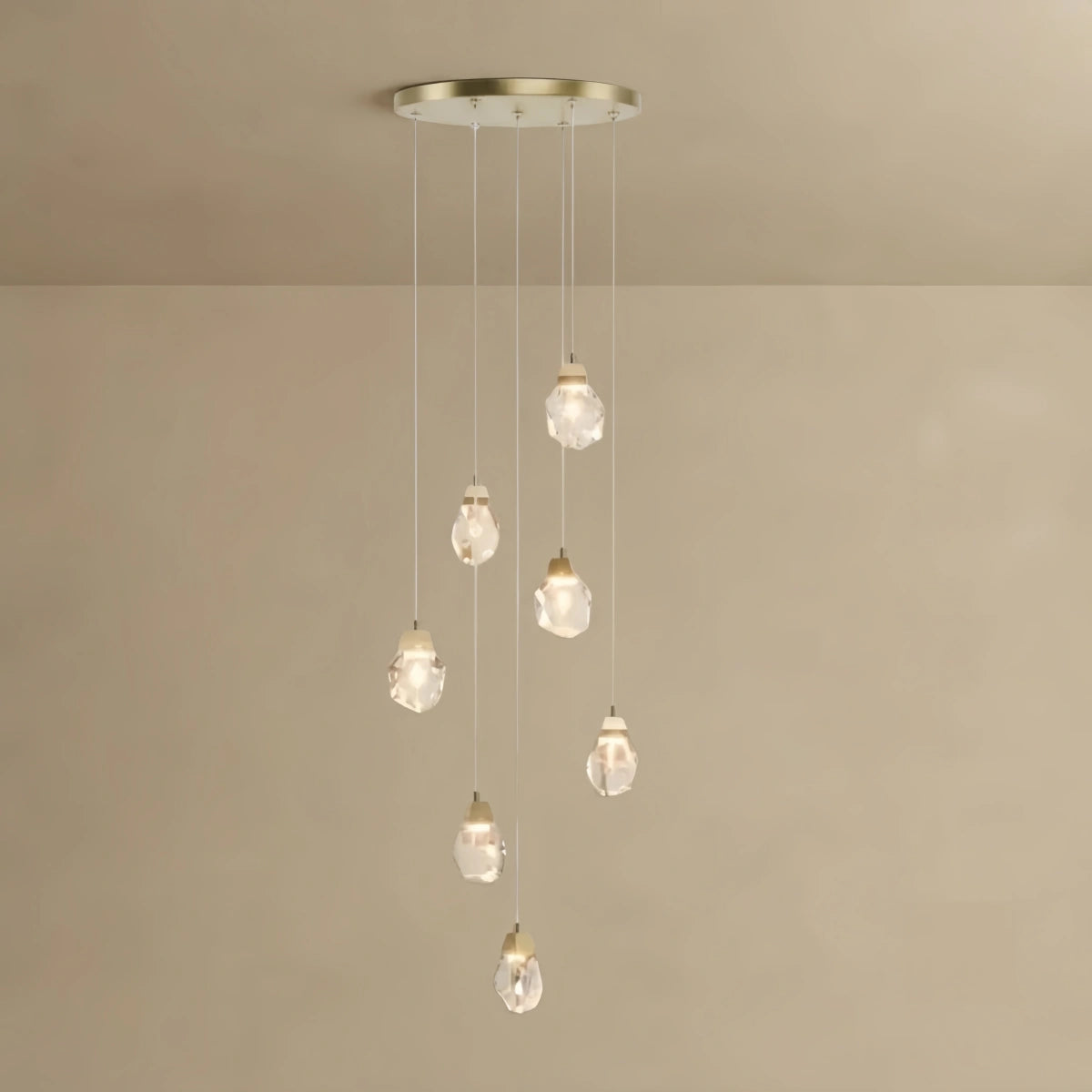 Chandelier - Shimmering Fixture for Dining Room & Grand Interiors