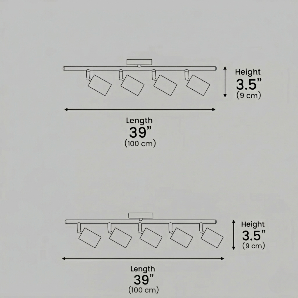 Minimalist Linear Track Light