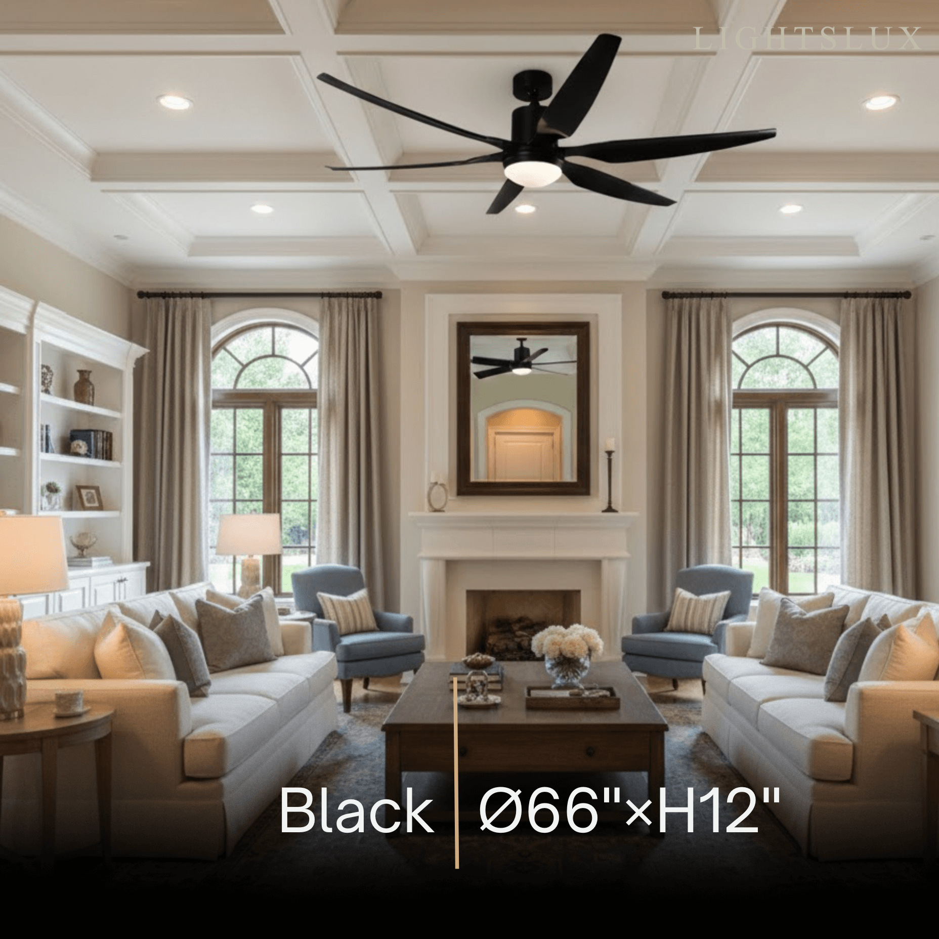Morandia Modern Ceiling Fan Light