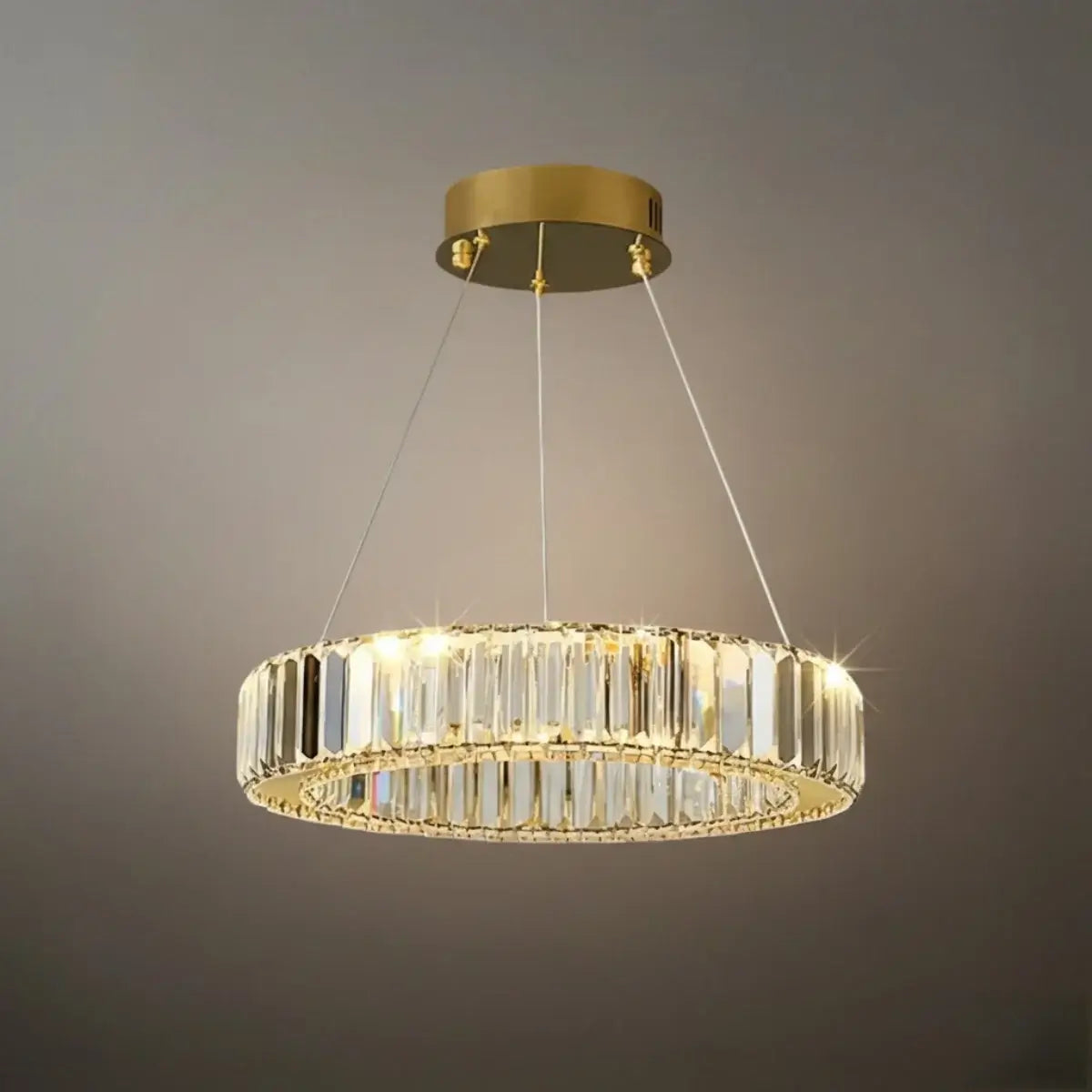 Modern Interlaced Ring Pendant Light