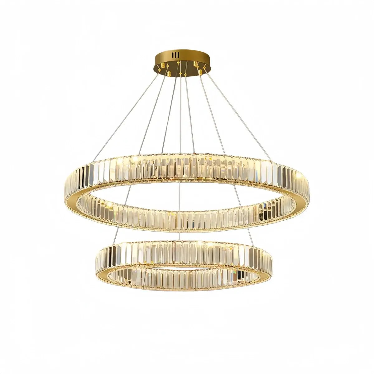 Modern Interlaced Ring Pendant Light