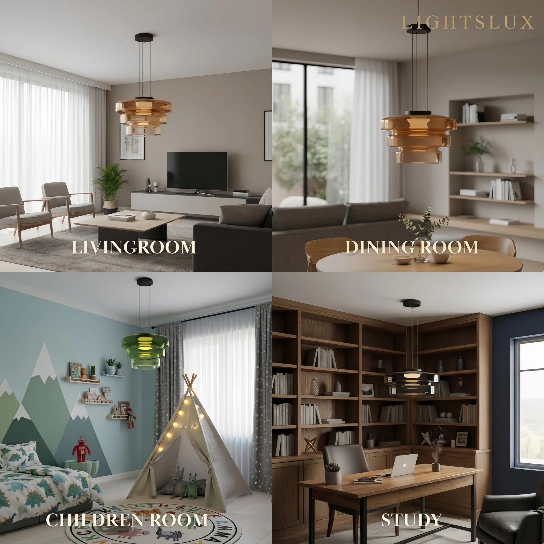 Modern Glass Pendant Light