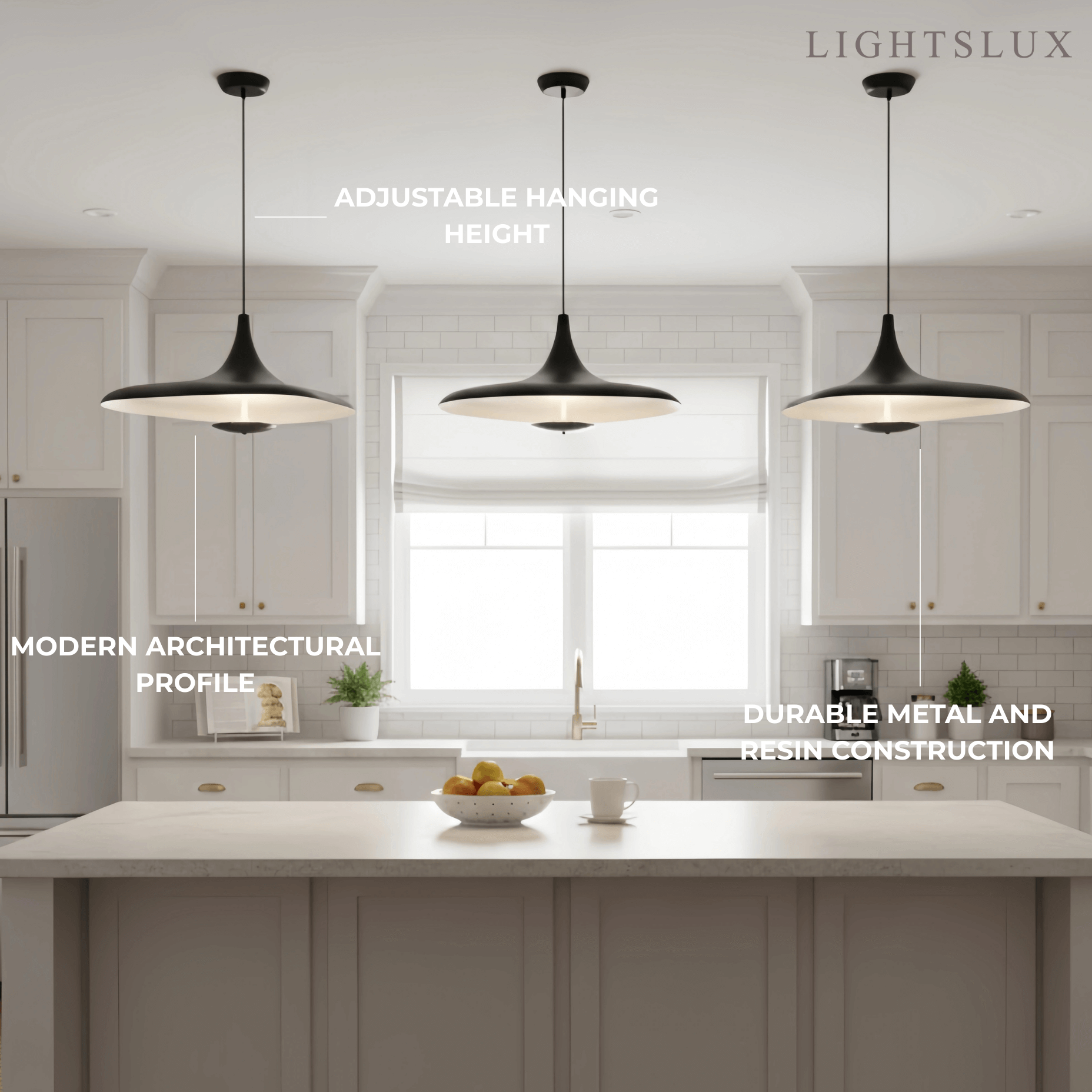 Stellar Modern Hooded Pendant Light
