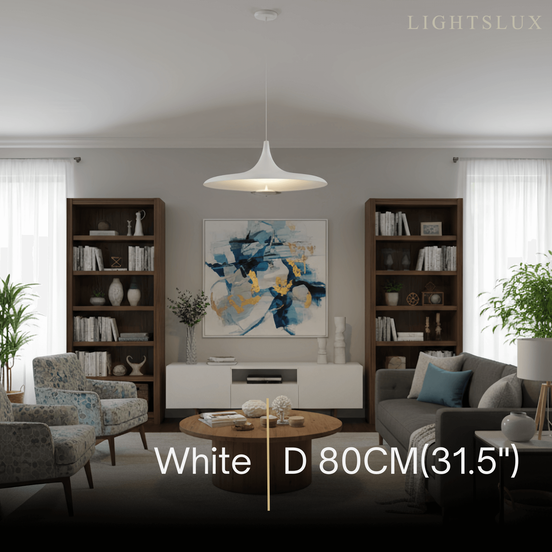 Stellar Modern Hooded Pendant Light