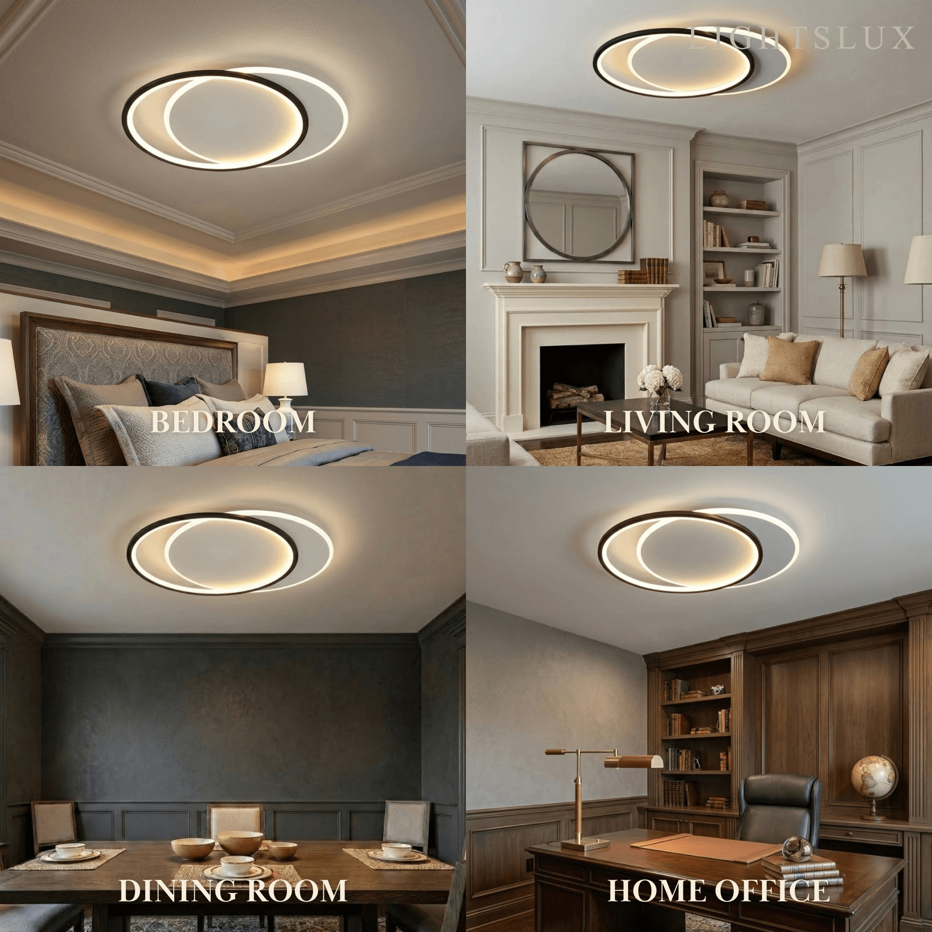 Ceiling Light – Metal & Acrylic Geometric Design