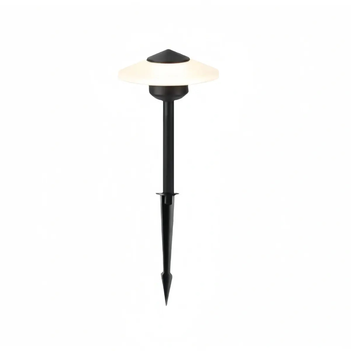 Arcato Floor Lamp--Aluminum & Acrylic Outdoor Yard