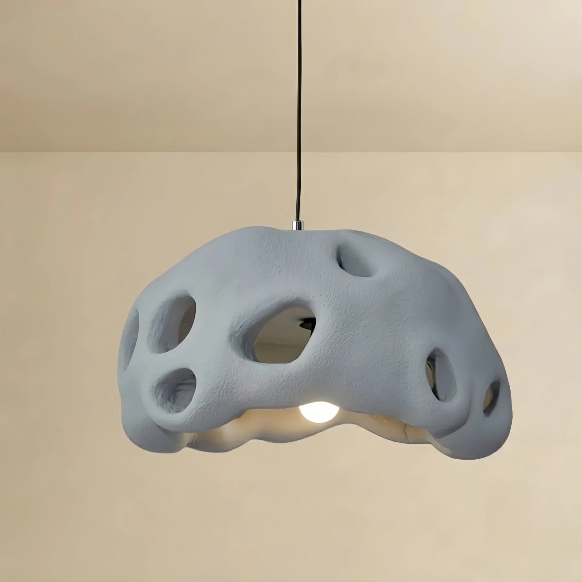 Sandora Modern Pendant Light – Resin Grey for Living Room
