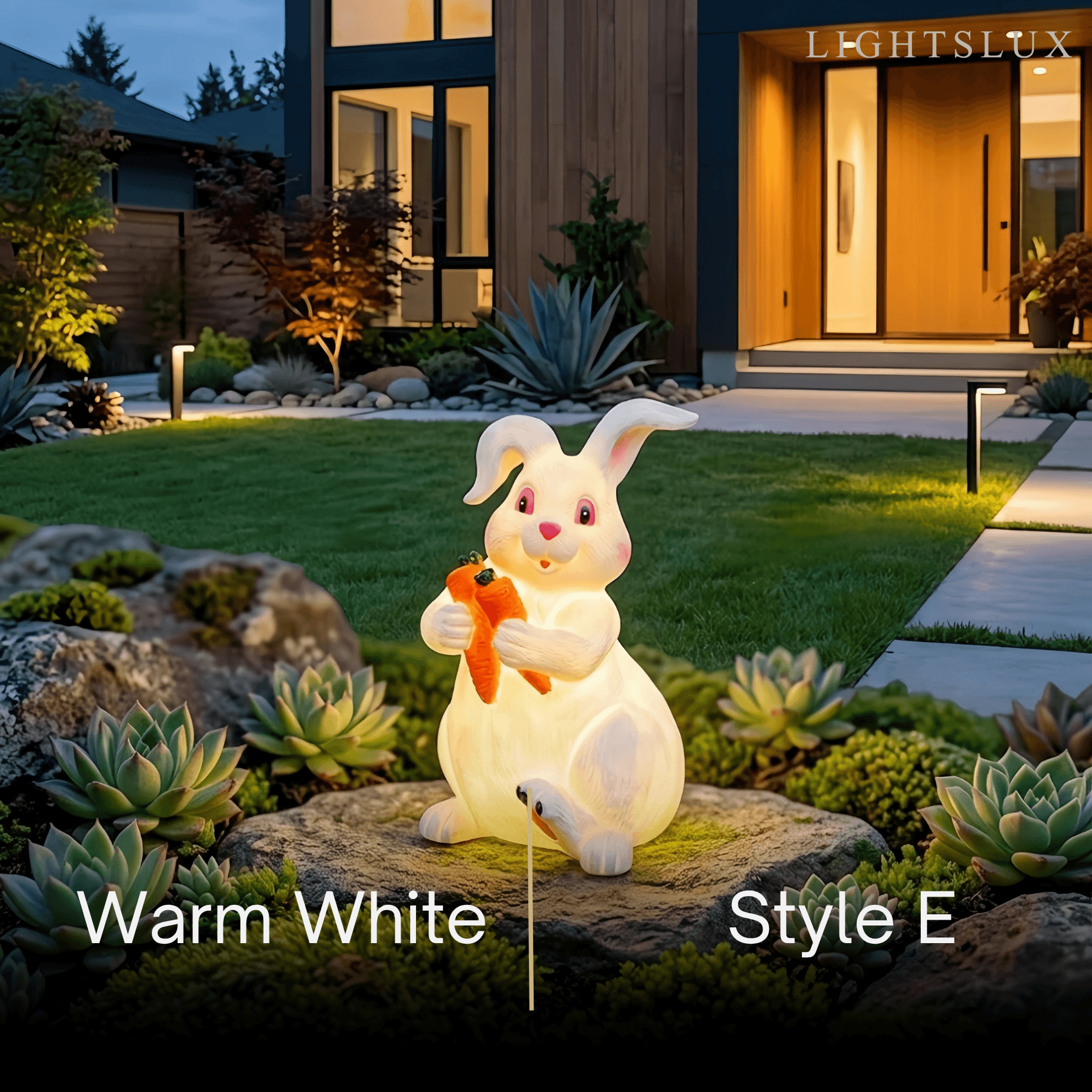Easter Bunny Lawn Lamp