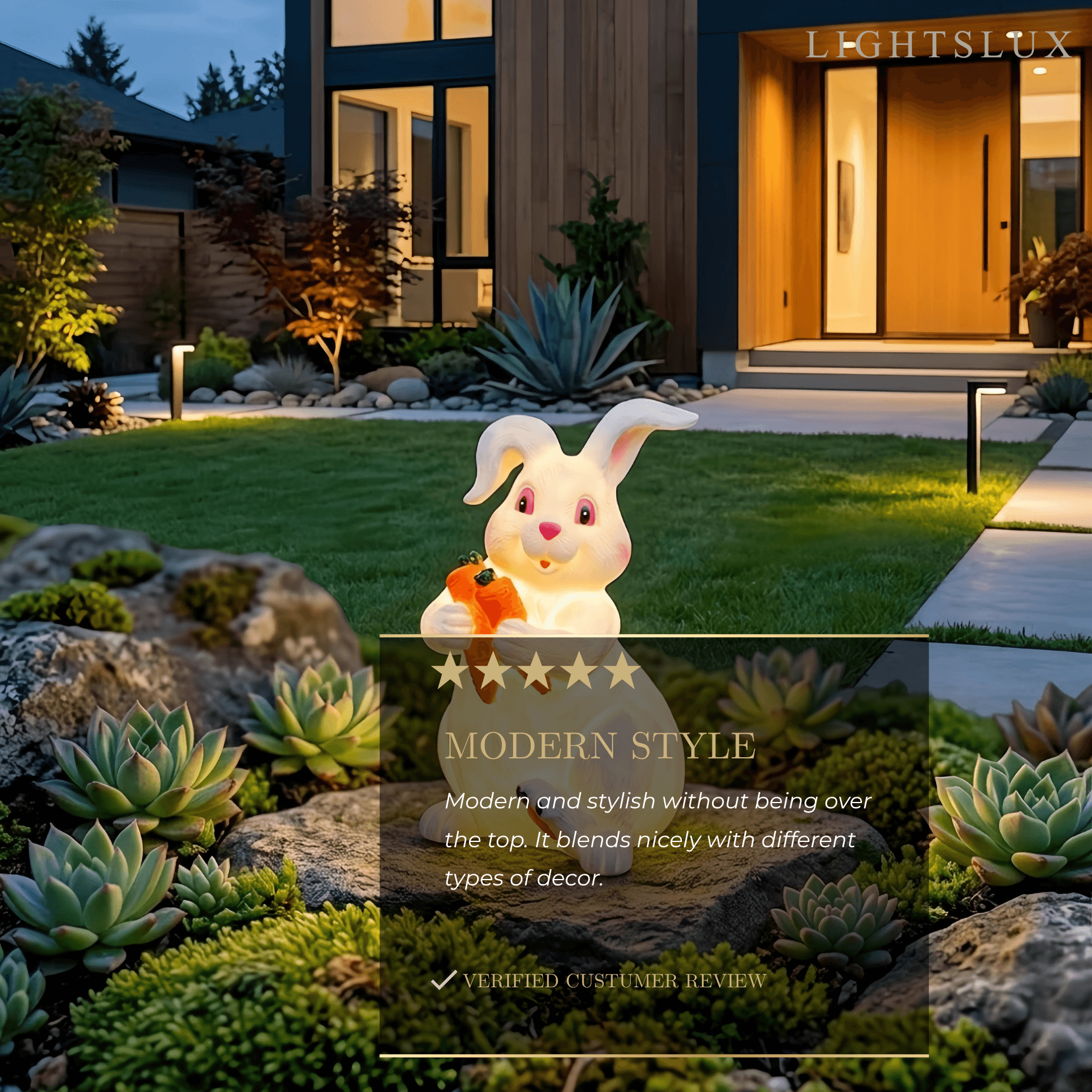 Easter Bunny Lawn Lamp