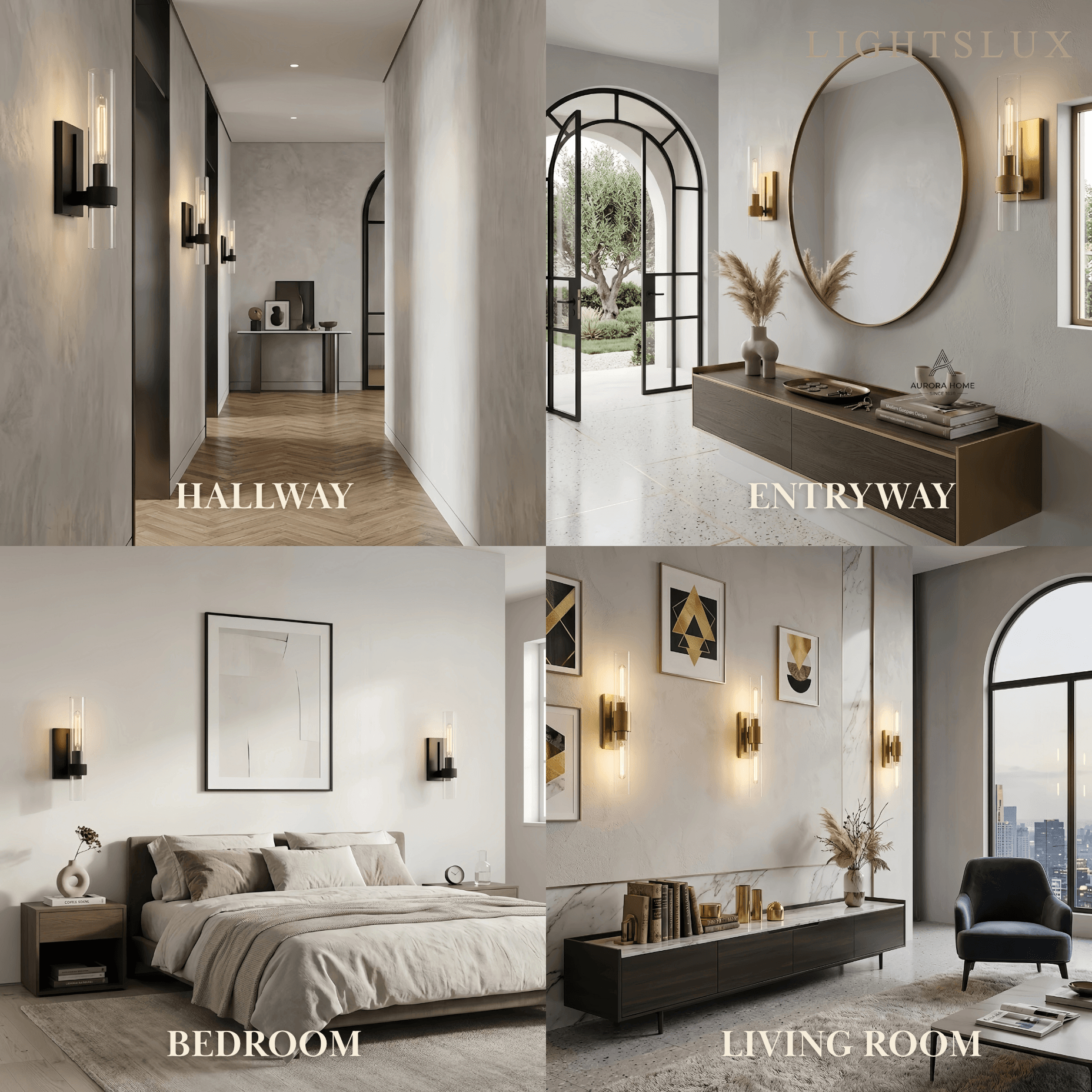 Lunara Minimalist LED Wall Lamp