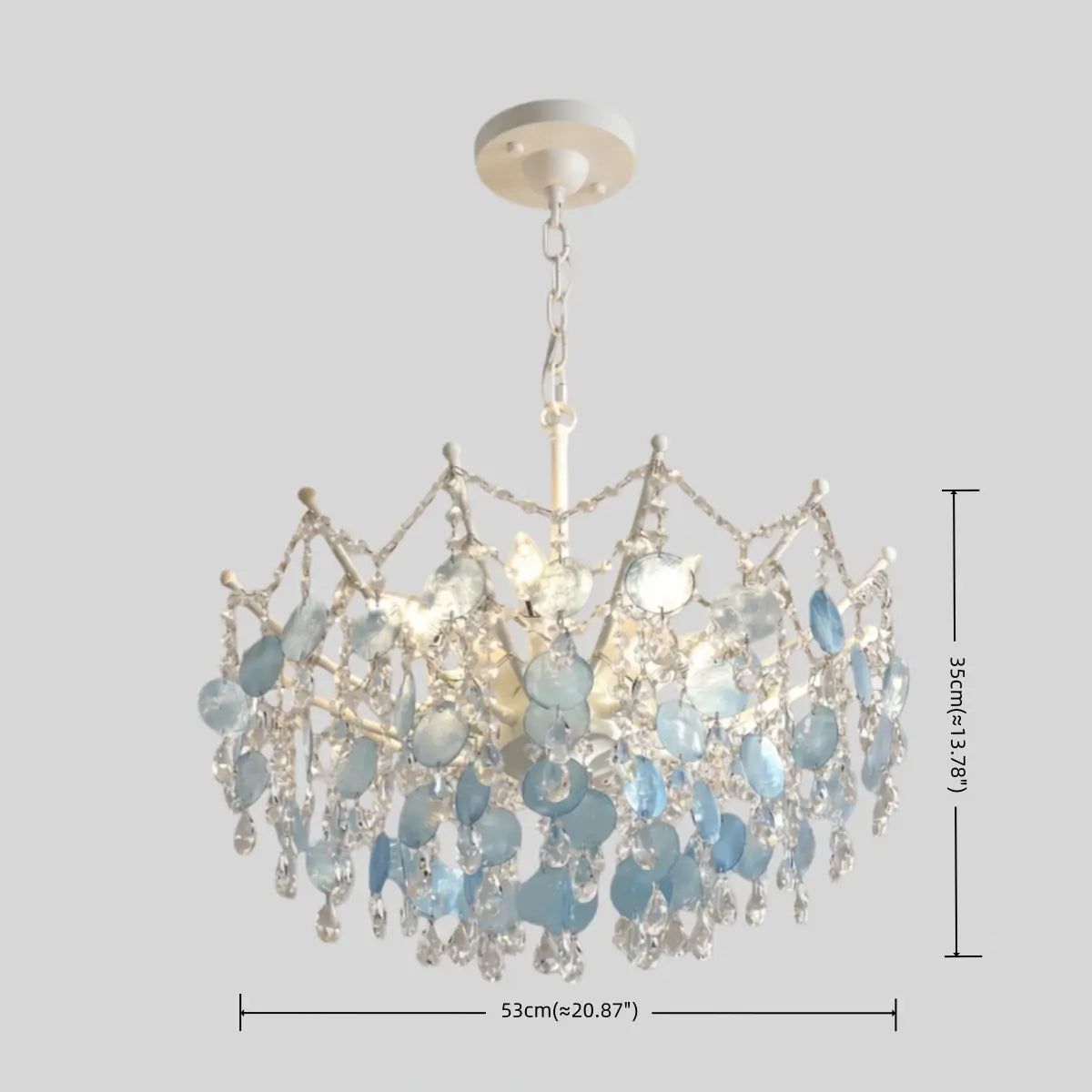 Velora Elegant Crystal Chandelier