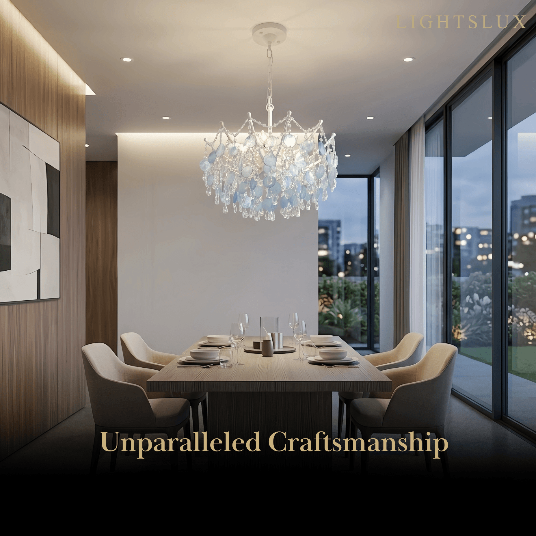 Velora Elegant Crystal Chandelier