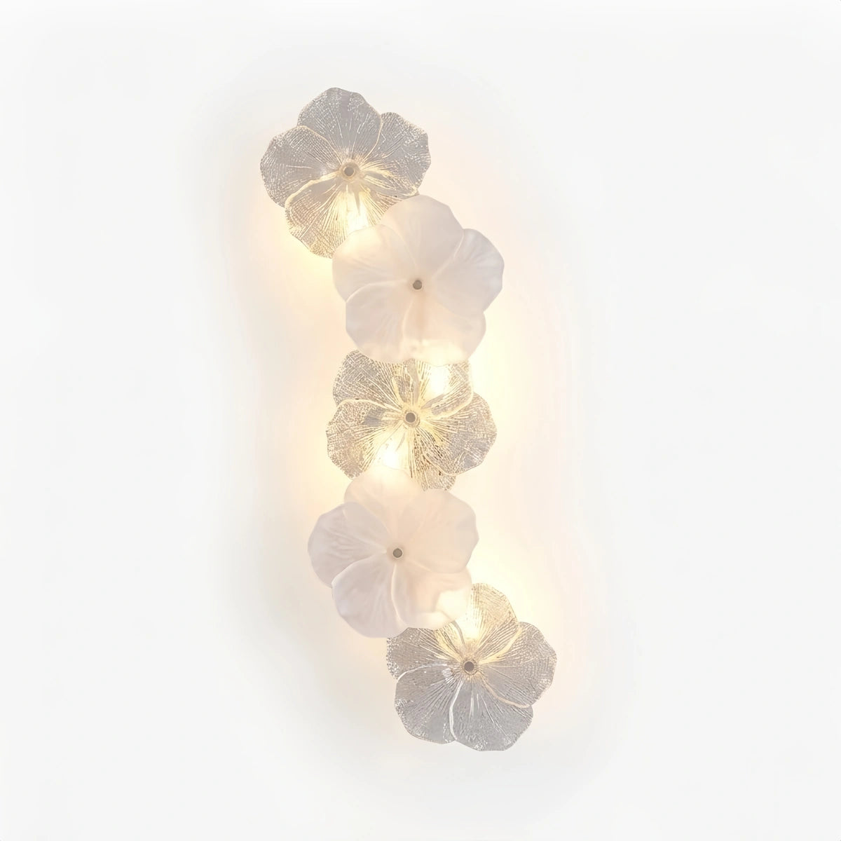 Velora Modern Wall Lamp -- Carbon Steel & Glass White for Bedroom Living Room
