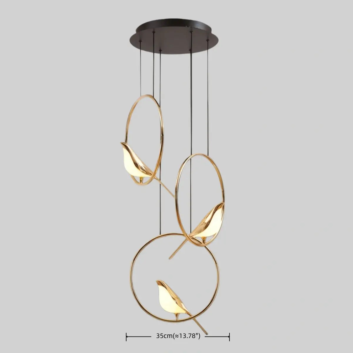 Vivara Nordic Magpie Bird Chandelier
