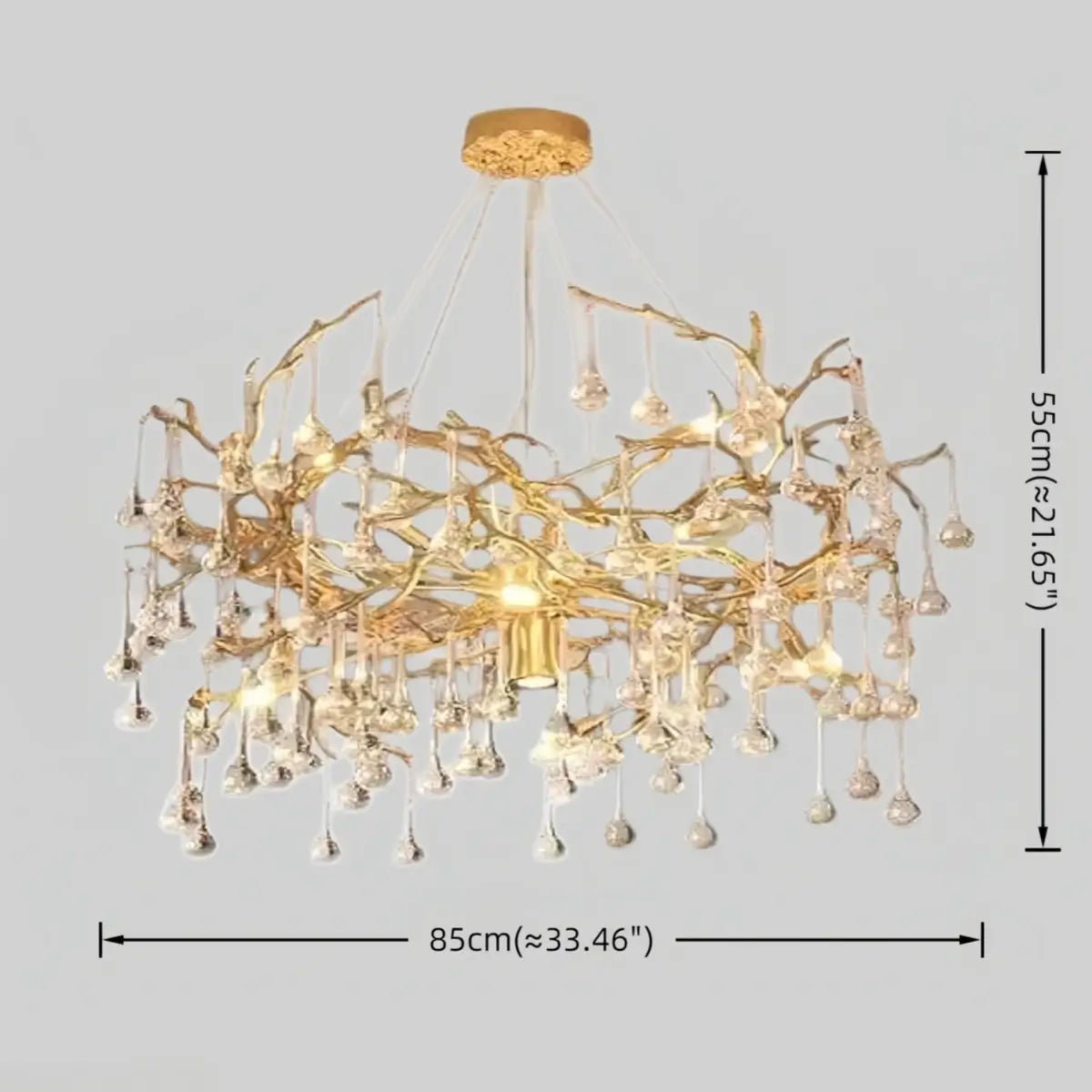 Excelis Luxury Branch Chandelier