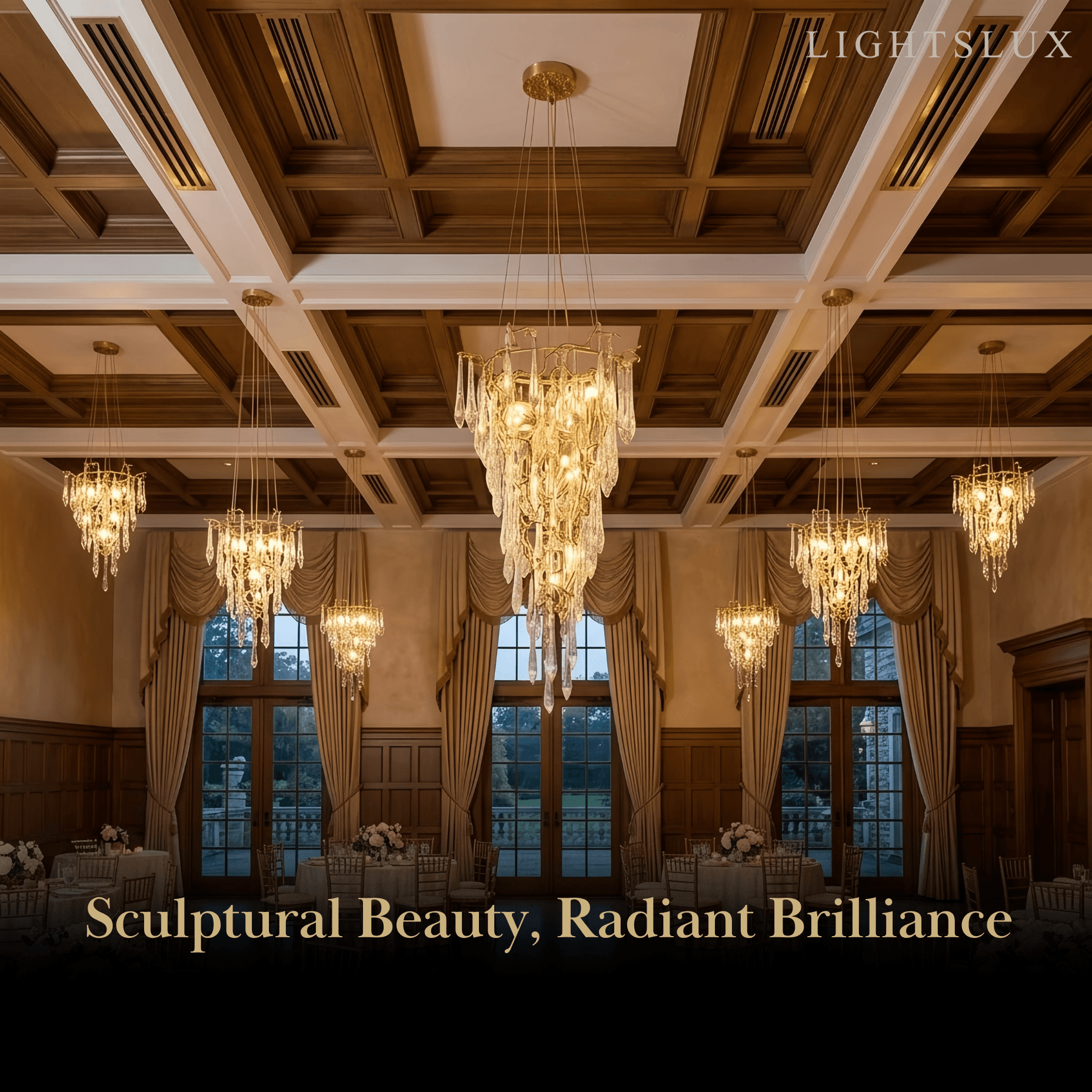 Excelis Luxury Branch Chandelier