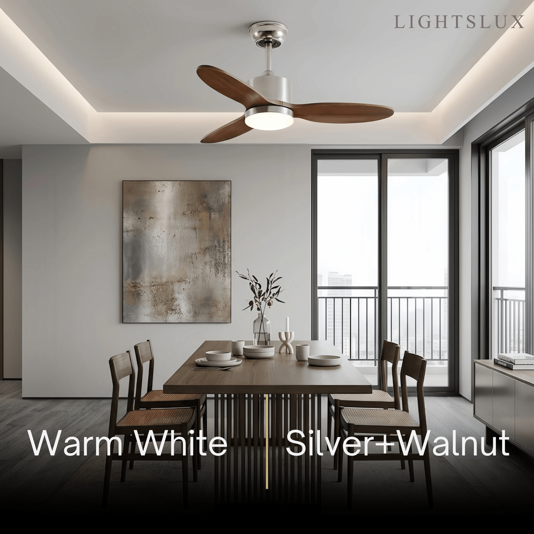 Vivara Minimalist Ceiling Fan Light