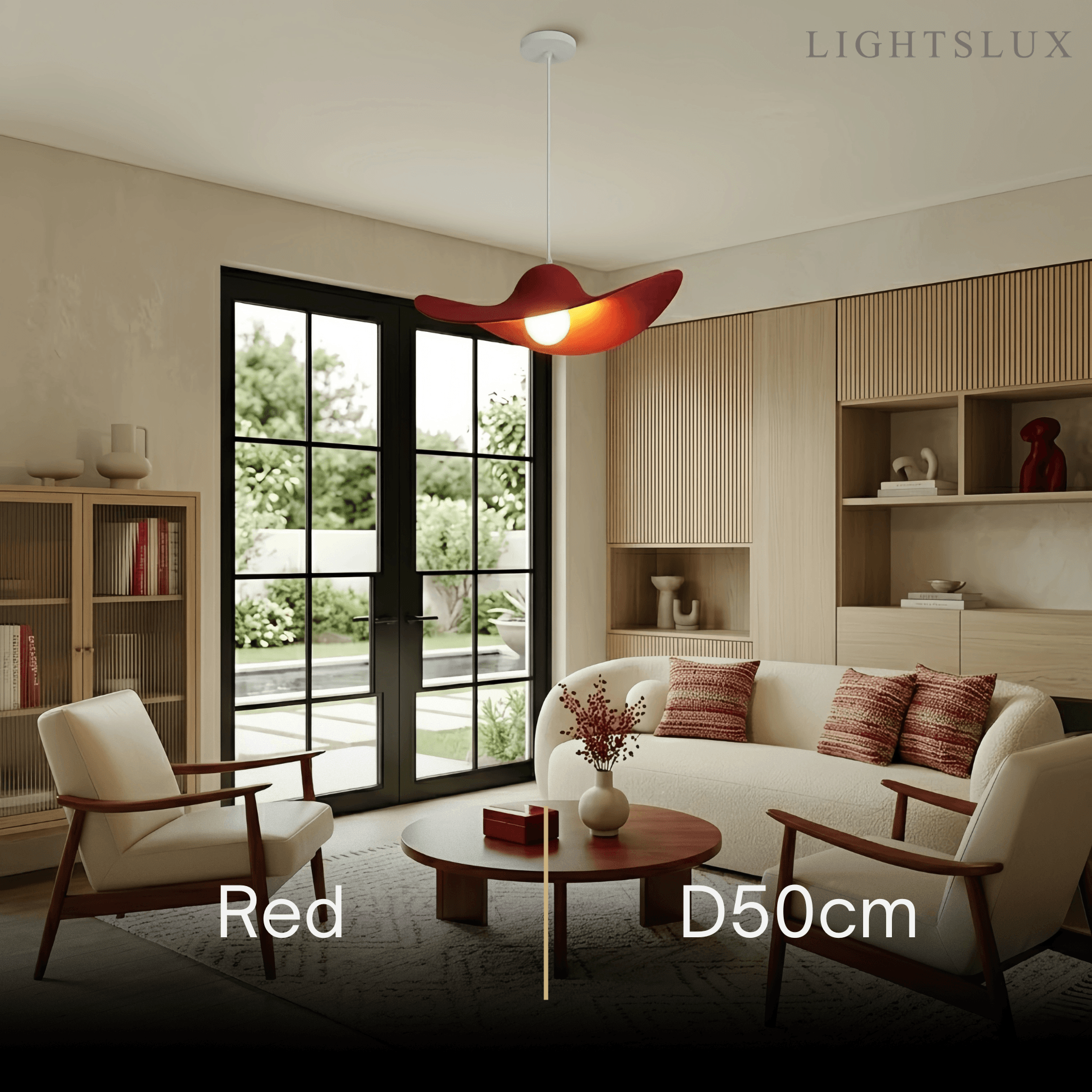 Nordic Felt Pendant Light -- Grey