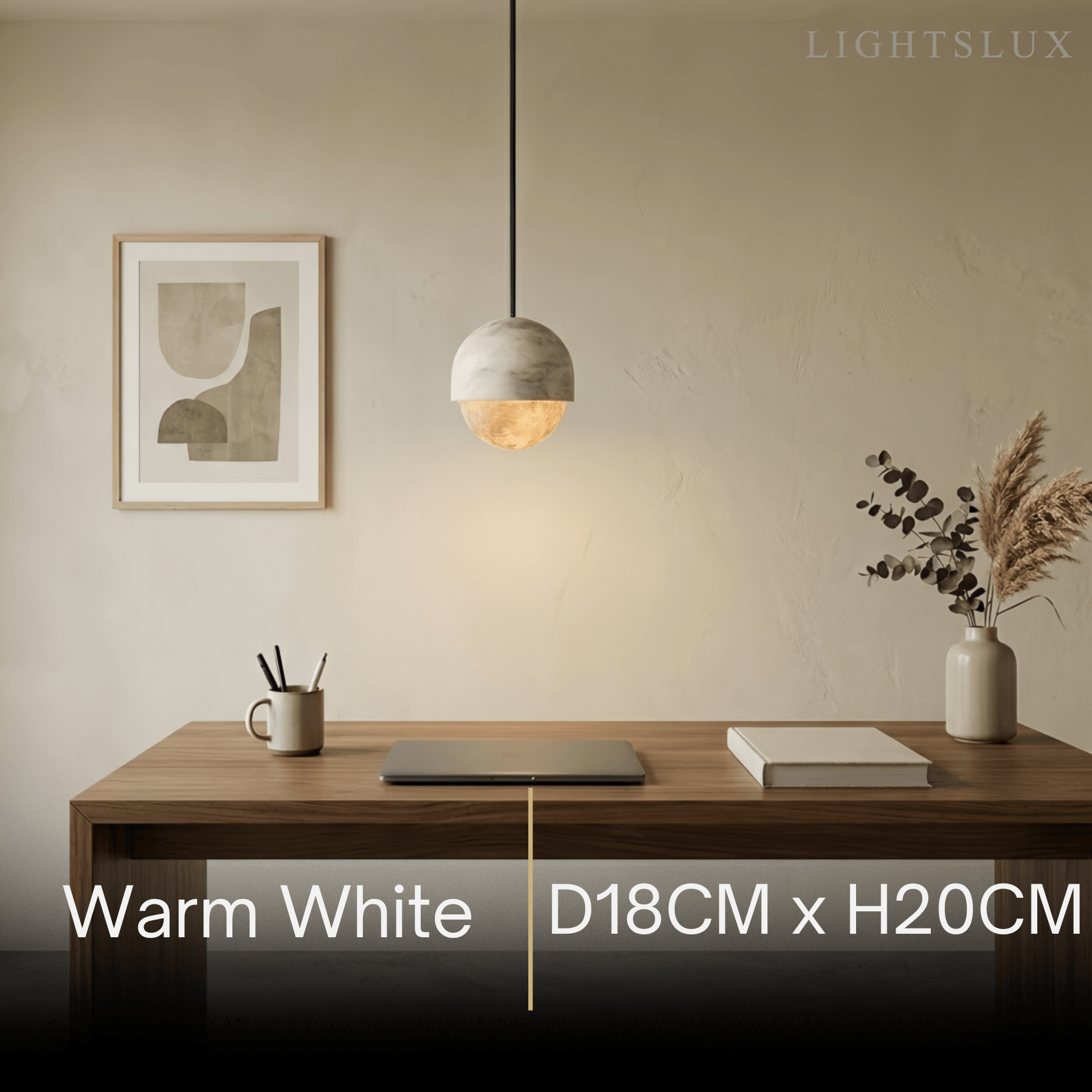 Alba Modern Alabaster Pendant Light