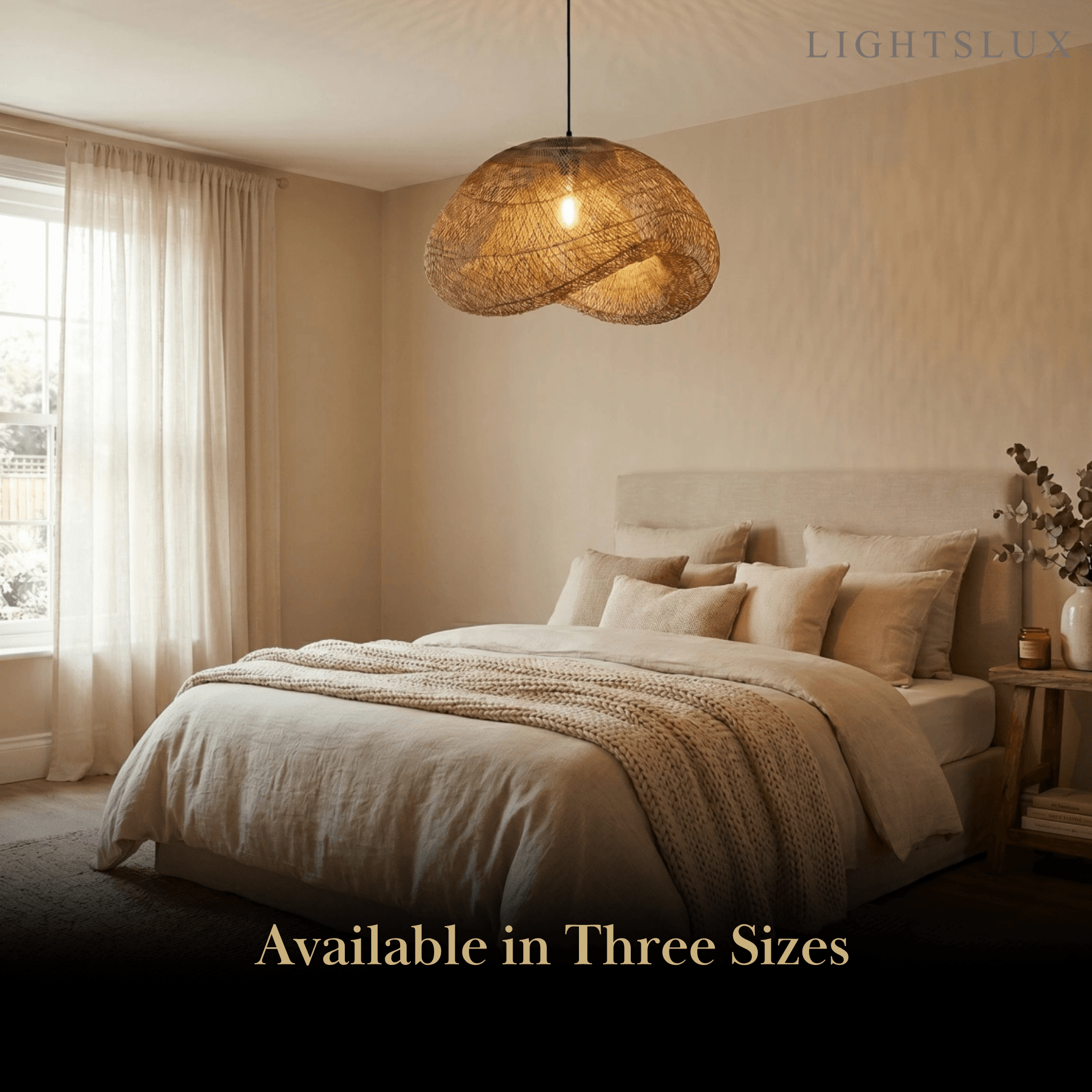 Bamburo Natural Rattan Pendant Light