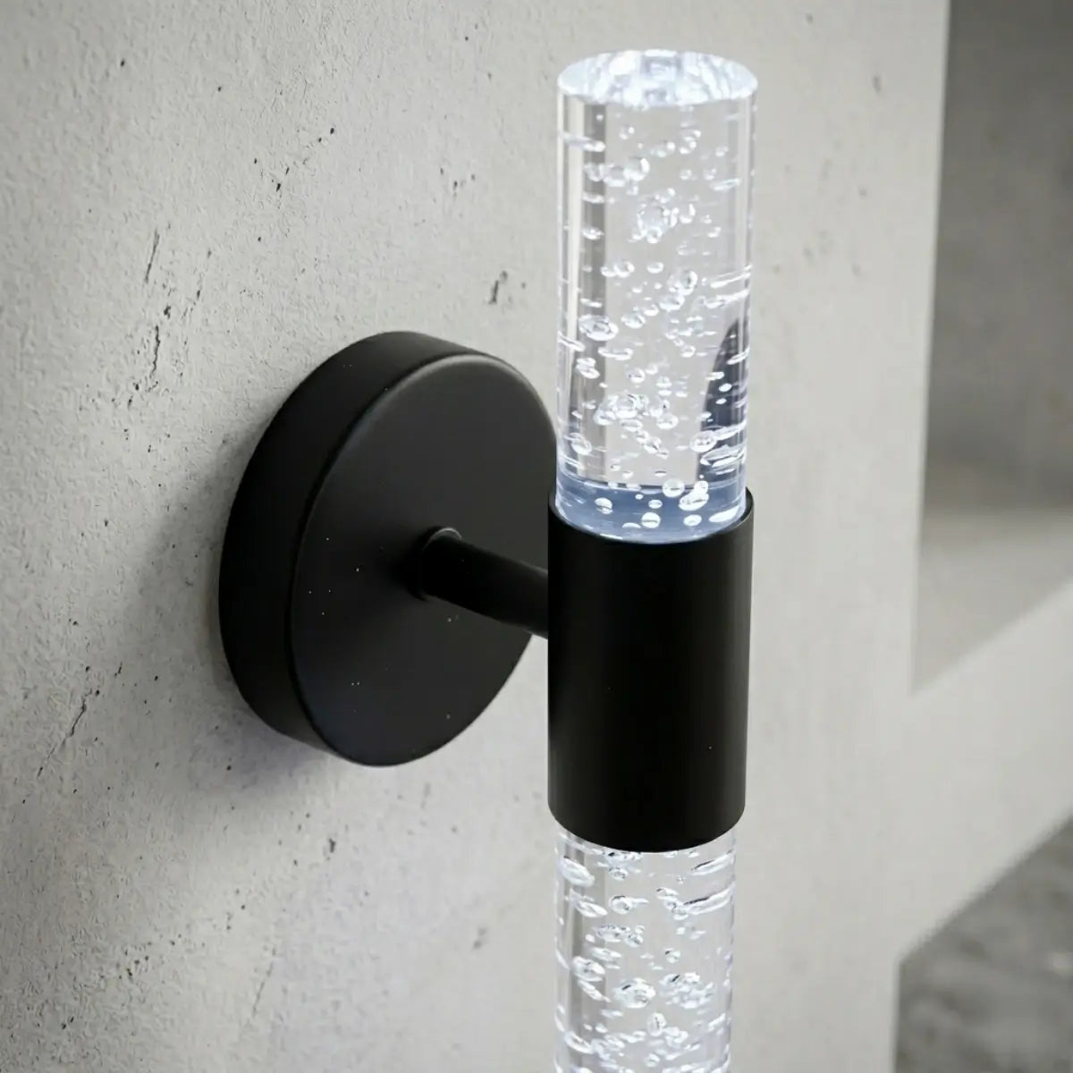 Lunara Modern Wall Lamp -- Iron & PVC Gold for Hallway