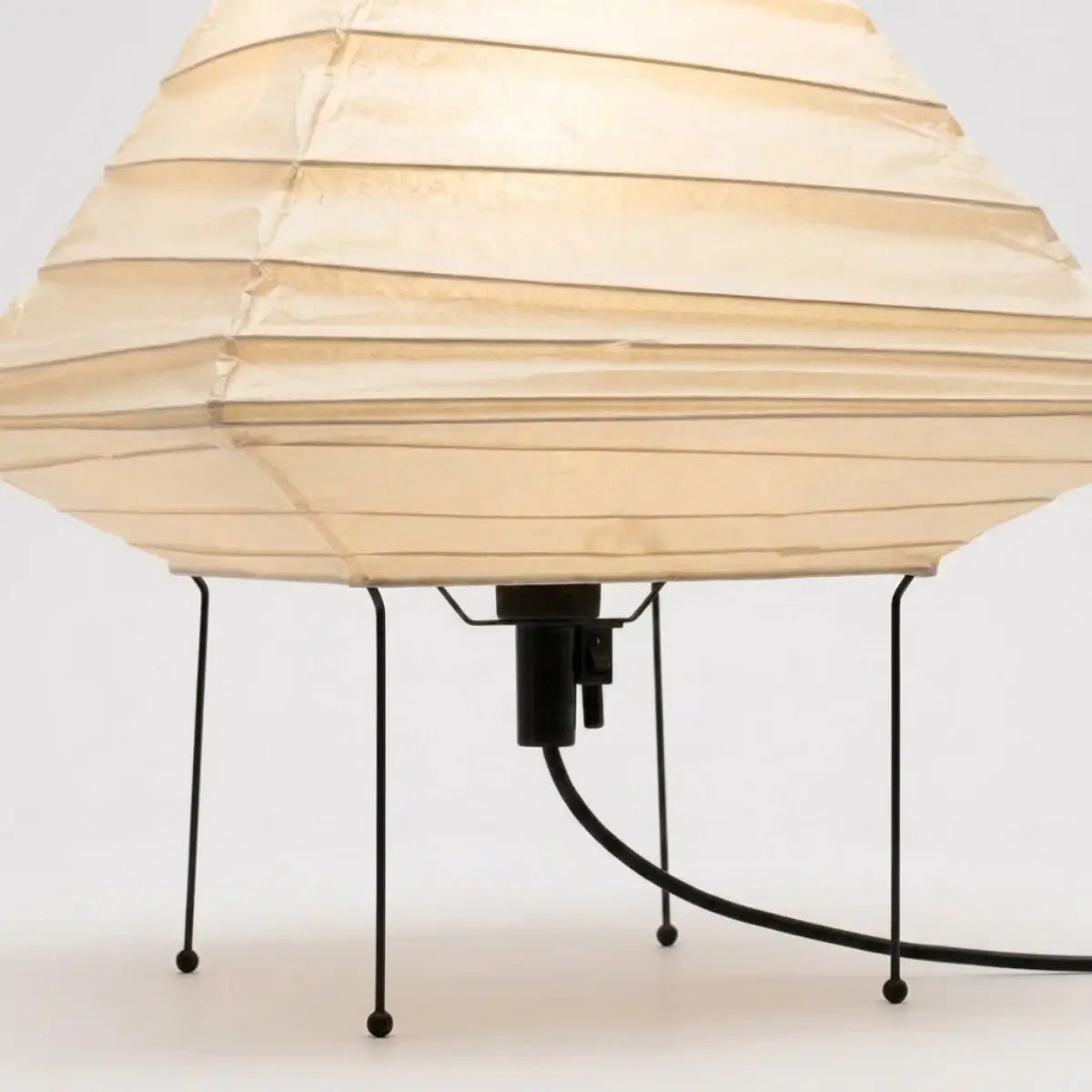 White Paper Bedside Light for Home