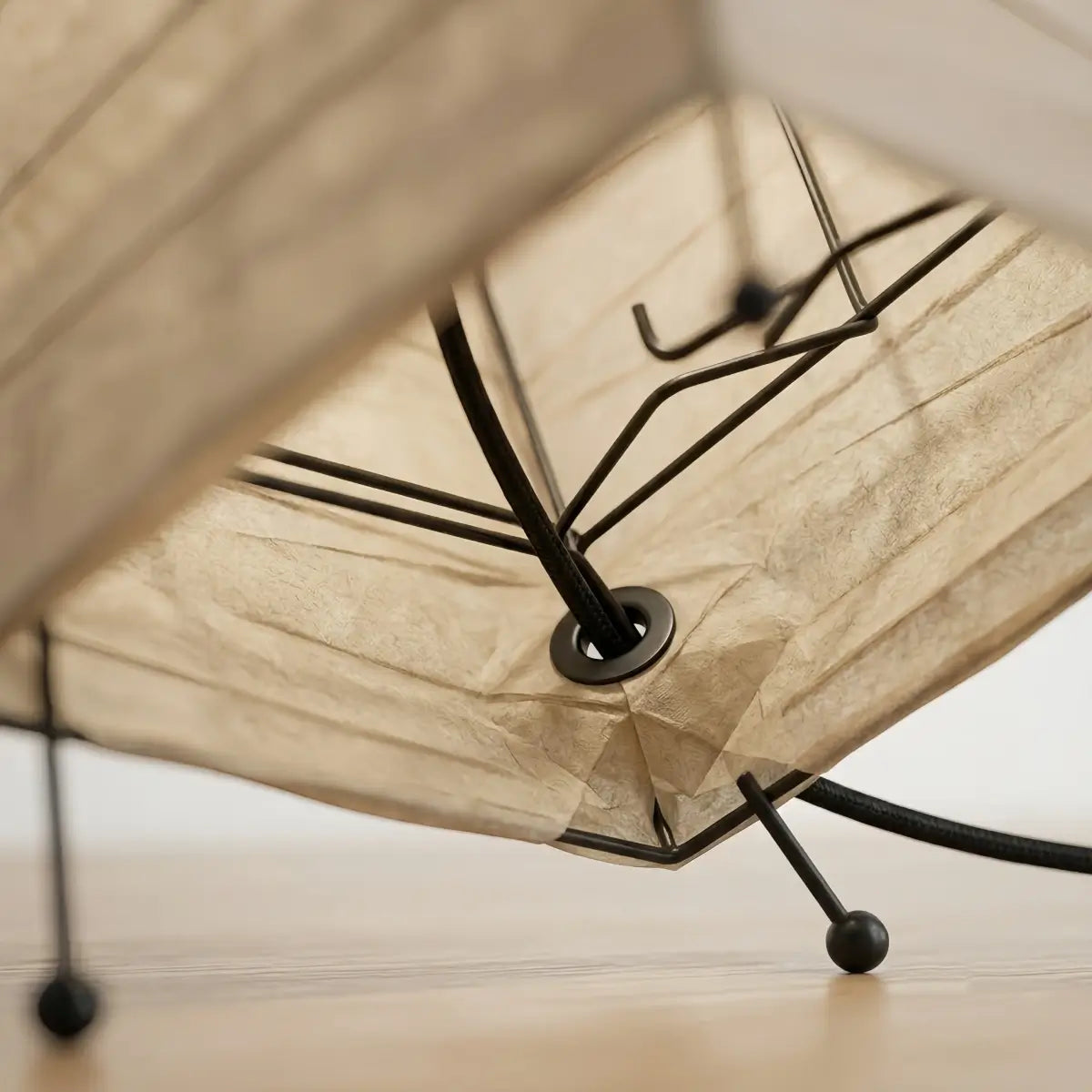 Wabi-Sabi Natural Cream Cube Bedside Light for Bedroom